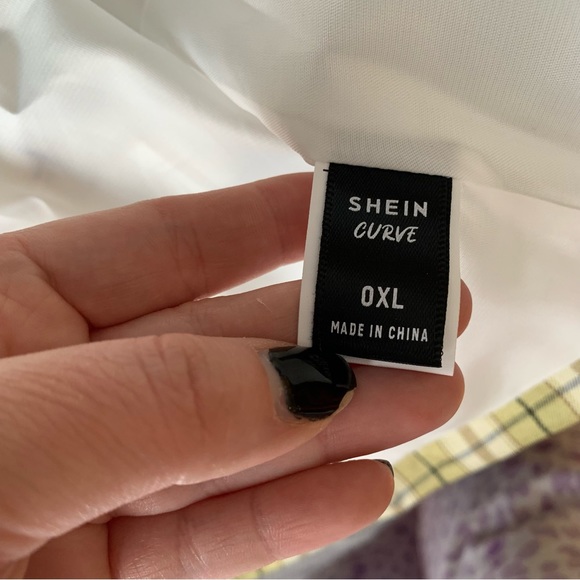 SHEIN JACKET AND SKIRT SET TARTAN PRINT SIZE 0XL - Picture 10 of 12